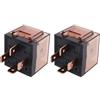 ECSiNG 2Pcs 4-Pin SPNO 12V Impermeabile Automotive Relè 100A Ad Alta Corrente Auto Circuito Interruttore di Controllo