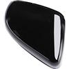 Qiilu Alloggiamento specchietto auto, copertura guscio alloggiamento specchietto destro auto nero compatibile con GOLF 6 2009-2012