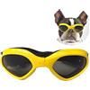 DUBENS Fashion - Occhiali da Sole per Cani, Impermeabili, Protezione dai Raggi UV, Occhiali di Protezione, Regolabili, per Animali Domestici, Adatti per Cani di Media e Piccola Taglia (Giallo)