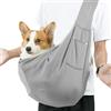 Generic Borsa trasportino per cani di piccola taglia, reversibile, per il trasporto di cuccioli e gatti, traspirante, borsa da trasporto per cani da viaggio all'aperto