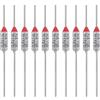 ALLECIN 10 Pezzi Fusibile Termico 172 Gradi Celsius 10A 250V AEC172E 172℃ Fusibili Termici Disgiuntori