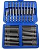 Bergen US PRO BER1374 - Set di punte di sicurezza esagonali Dr. S2, extra lunghe, con scanalatura esagonale, 50 pezzi