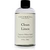 COCORRÍNA Ricarica Diffusore Ambiente 200ml con 8 Bastoncini, Clean Linen, Profumo Lungo Durata con Oli Essenziali Naturali, Camera da Letto e Bagno