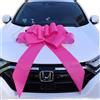 Chexin Fiocco per auto gigante - XL 58,4 cm, grande fiocco rosa per auto, bicicletta, Natale, grande regalo per matrimoni, feste, feste, grandi maglie, nastro regalo con nastri da 185 cm, mantiene con