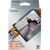 Instax Fujifilm WIDE Film, Pellicola Istantanea, Formato Wide, 62 x 99 mm, Confezione da 10 Foto, Brushed Metal Border