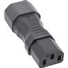 InLine® - Adattatore di rete IEC 60320 C14 / C13, 3 poli
