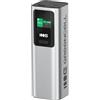 Green Cell Greencell PowerPlay Ultra Powerbank 25200 mAh 140 W, USB-C PD, ricarica rapida per laptop, MacBook, iPhone 16/15/14 Pro Max, display LCD, caricatore esterno per dispositivi ad alto consumo energetico