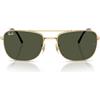 Ray-Ban Occhiali da Sole RB3755 001/31 Oro/Verde Unisex