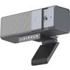 AIRHUG Webcam 3 in 1 1080P con microfono e altoparlante, fotocamera USB per videoconferenze/lezioni online/gaming live, copertura privacy integrata