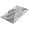 Kleine Wolke Tappeto da bagno Cross, 60 x 100 cm, antracite