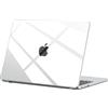 BlueSwan Cover Compatibile con MacBook Air 15 Pollici M5 M4 M3 M2 2026 2025 2024 2023 A3448 A3241 A3114 A2941 con Touch ID, Mac 15 Plastica Custodia Rigida Case - Crystal Transparent