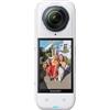Insta360 X5 Satin White Limited Edition - Action Camera impermeabile 8K a 360°, luce bassa, effetto selfie stick invisibile, obiettivo robusto e sostituibile, batteria da 3 ore, protezione antivento