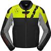 SPIDI Giacca DP PROGRESSIVE HYBRID PERFORATED Nero Giallo Fluo SPIDI
