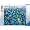 Ravensburger Puzzle 500 Pezzi – Tramonto A Copenaghen – Per Adulti E Ragazzi Dai 14 Anni – Qualità Soft-Click, Confezione Ridotta – 49x36 Cm