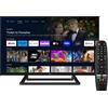 TELE System TS24FLSMG14 Smart TV 24" HD Ready Android TV Nero Doppia Alimentazione