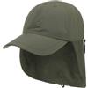 LIPODO Cappellino Supplex con Protezione Nuca Donna/Uomo - Estivo Berretto Antipioggia Visiera Estate Primavera/Estate - L (57-58 cm) Oliva
