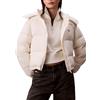 CALVIN KLEIN JEANS ESSENTIAL MIDWEIGHT PUFFER JACK Piumino con Cappuccio donna