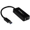 STARTECH.COM - Adattatore USB 3.0 a Ethernet Gigabit NIC con porta USB - Nero
