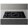 ELICA - Piano Cottura PRF0147740A a Gas con Cappa 5 Zone Cottura Integrata 88 cm Colore Nero