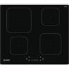 INDESIT - Piano Cottura IS83Q60NE a Induzione 4 Zone Cottura da 59 cm Colore Nero