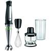 BRAUN - Frullatore ad Immersione MultiQuick 7 MQ 7025X Potenza 1000 Watt Colore Nero / Acciaio Inox