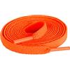 TITIROBA Lacci piatti 2 paia di lacci di ricambio resistenti agli strappi per scarpe sportive, scarpe da corsa, scarpe da ginnastica e sneakers in tela, larghezza 8 mm, Colore: arancione., 120