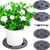LFUTARI 6 supporti per vasi a livello per piante, 29,5 cm, per prevenire marciume e danni su patio e terrazza (30 cm, 6 pezzi, nero)