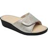 SCHOLL SHOES Ledel Printed Argento Tg.38 Scholl