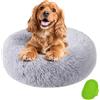 KIMIGO Cuccia morbida per cani di taglia grande,Cuccia Cane Interno,Letto Rotondo Per Cane con Pennello,Lavabile,Fondo Antiscivolo,Diametro 50 cm,Pet Bed con Bordo Rialzato