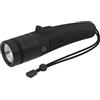 CRESSI Hunt Torch Black, Torcia Subacquea LED Ricaricabile Alta Luminosità 1600 Lumen Impermeabile IPX8 100m-Nera e Compatta Appositamente progettata per Pesca Sub e Immersioni Unisex Adulto, Nero