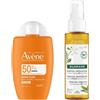 Avene Klorane Olio al Tamanu BIO e Monoï + Avène Eau Thermale Ultra Fluido Invisibile SPF 50 1 pz Set