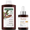 Avene Eau Thermale Avène Vitamin Activ Cg Siero Correttore Luminosità - Antietà + Klorane Shampoo Fortificante & Stimolante alla Chinina 1 pz Set
