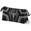 Marvel Spiderman Town-Astuccio Triplo, Nero, 23 x 11 cm
