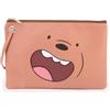 KARACTERMANIA We Bare Bears Siamo Solo Orsi Grizzly-Astuccio da Toilette Sunny, Marrone, 29.5 x 20 cm