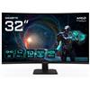 Gigabyte GS32QCA Monitor Gaming Curvo 31.5 QHD 180Hz 1ms Nero