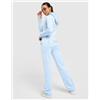 JUICY COUTURE Script Velour Pantalone, Blu