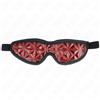 KINK - FASCIA CON MOTIVO A DIAMANTI ROSSI 20,5 x 6 CM