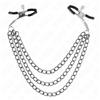 KINK - PINZE PER CAPEzzoli CON 3 CATENE NERE 20/23/28 CM