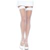 LEG AVENUE - CALZAMAGLIE A RETE IN NYLON BIANCO