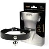 COQUETTE - CHIC DESIRE COLLANA IN PELLE VEGANA ACCESSORIO DONNA CON SONAGLIO