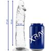 XRAY CLEAR DILDO TRANSPARENTE 21CM X 4CM