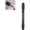 BOROCO Adattatore per Mozzo per Passante,Bici Forcella Perno Passante da 12 mm a 9 mm,Adattatore per Spiedino a Sgancio Rapido in Lega di Alluminio Leggera per Mountain Bike (Nero)