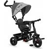 MoMi Triciclo con Seduta Girevole di 360° IRIS GREY