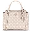 GUESS Eco Erica 2 Compartment Satchel Sand Logo