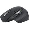 Logitech MX Master 3S Mouse Wireless Ergonomico 8000 DPI Grafite Bluetooth