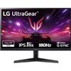 LG UltraGear 24GS60F Monitor Gaming 24" Full HD IPS 180Hz 1ms HDR10 FreeSync G-SYNC