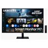 Samsung Monitor Smart M7 M70F 32" UHD 4K Nero con Gaming Hub e Workspace USB-C
