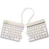 R-Go Tastiera Split Ergonomica Bluetooth QWERTY Italiano Bianco USB-C