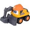Dickie Toys ABC - Veicolo da cantiere Volvo Builder Team (12 cm) a partire da 1 anno - Auto giocattolo con effetto movimento, giocattolo per neonati e bambini dai 12 mesi, 3 pezzi, selezione casuale
