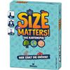 moses. Size Matters! Il Gioco di Carte - Qui Conta la Dimensione! Gioco di Reazione Veloce per Tutta la Famiglia, Gioco di concentrazione e confronto per 2-6 Giocatori dai 6 Anni in su